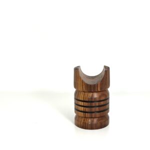 Premium Dark Brown Wood Cigar Holder