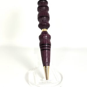 Unique Purple Heart Wood Pen