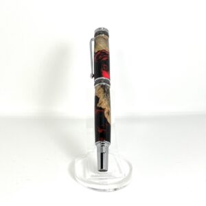 Gorgeous Red Buckeye Burl Handcrafted Pen